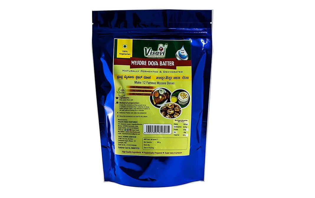 Visavi Mysore Dosa Batter    Pack  300 grams
